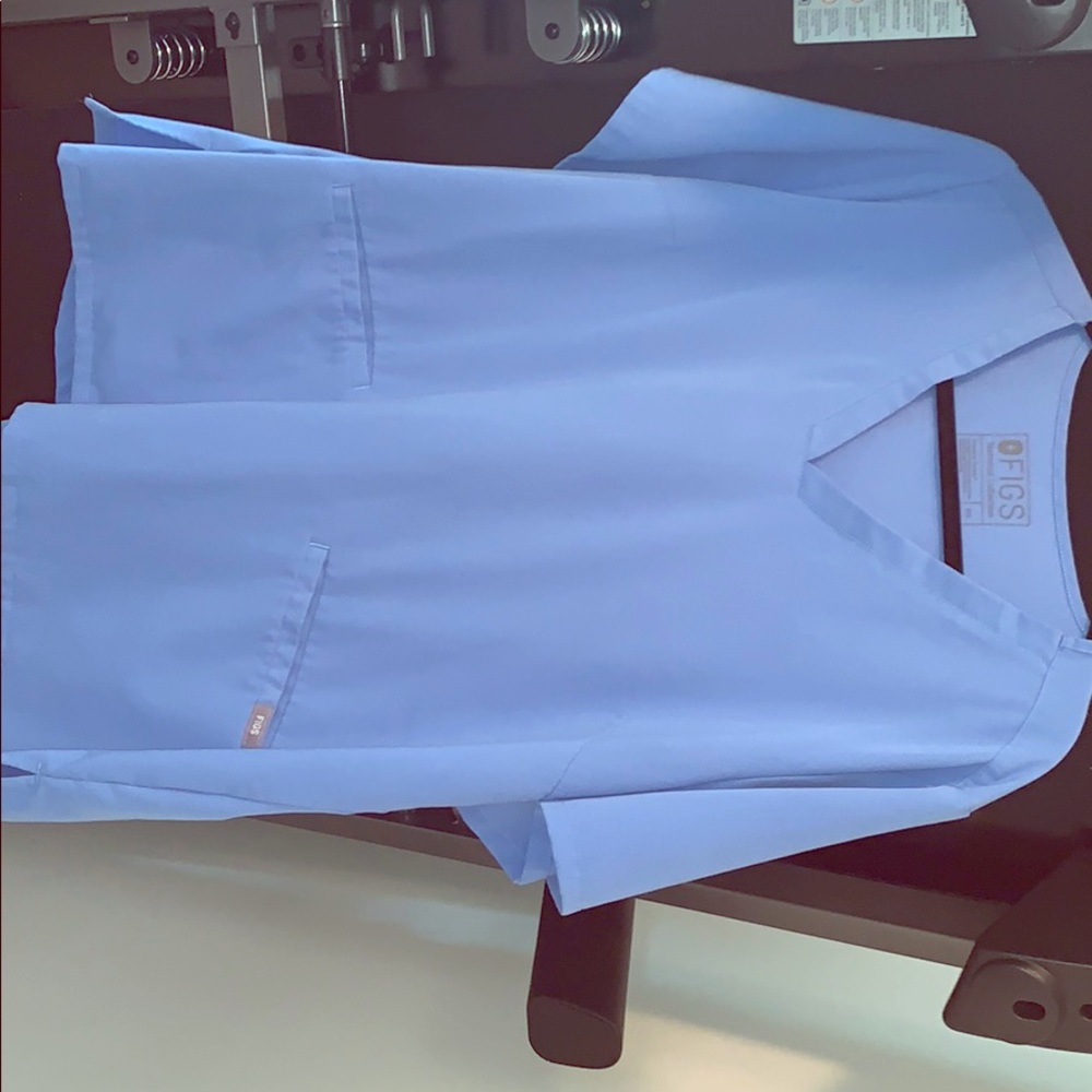 Figs Ceil Blue XXL 3 pocket scrub top